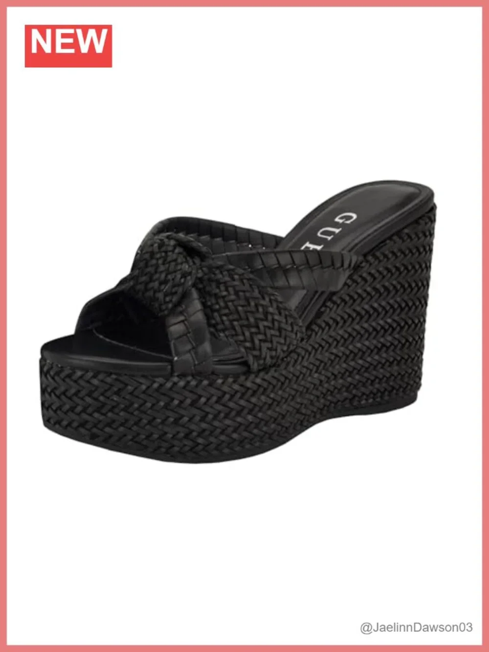 Women's Wedge Sandals with Platform - Open Toe Slip On Casual